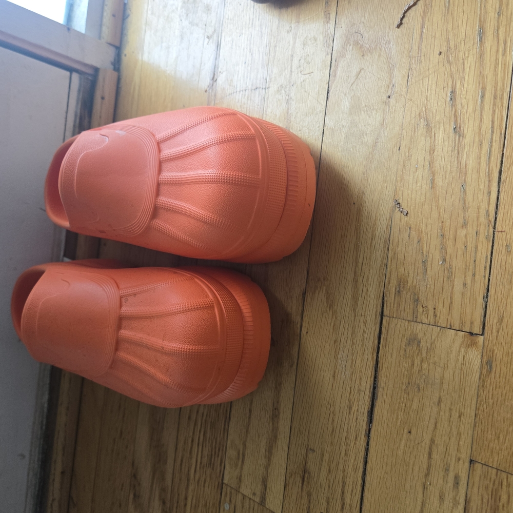 Womens Orange Slip-On Shoes